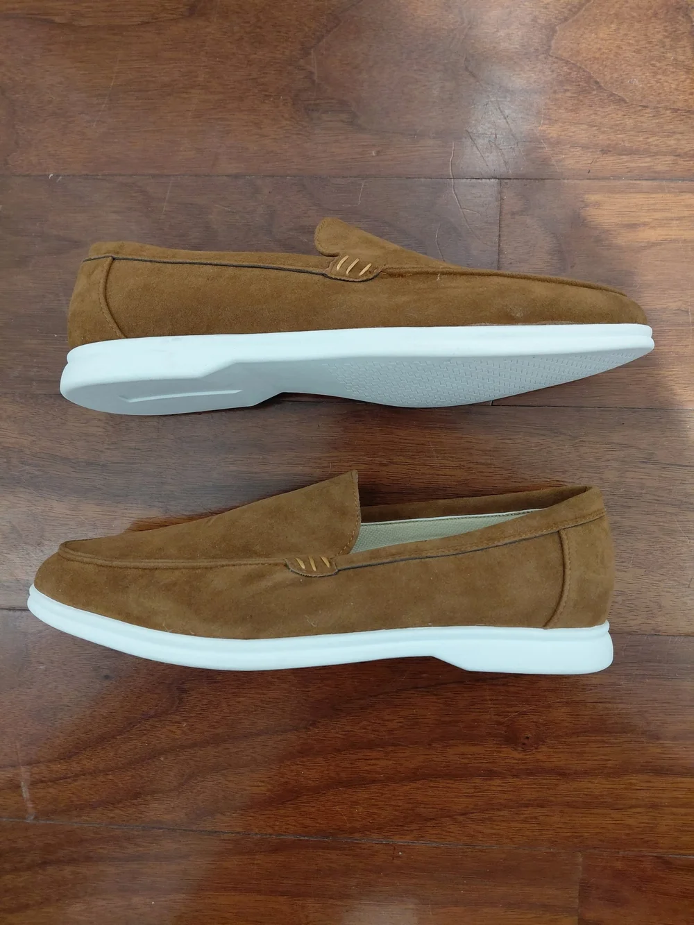 Men's Suede Yacht Loafers Shoes 12